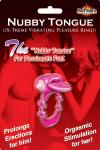 Bachelorette Party Gift Pack of Nubby Vibrating Tongue Ring by Hott Products in Pink